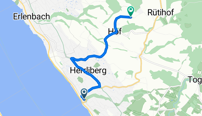 General-Wille-Strasse, Meilen nach Rütibüelstrasse, Herrliberg