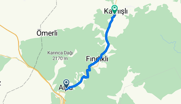 Karşısı to Adana Pozantı