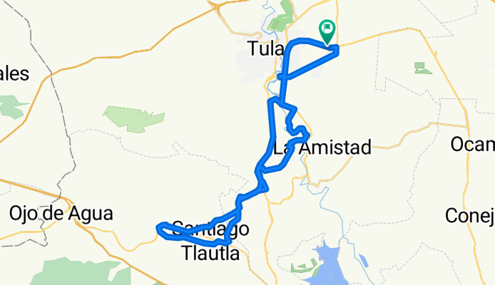 tRuta a Valentín Gómez Farias Sur