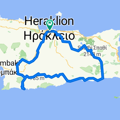 De Héraklion à Tzermiado