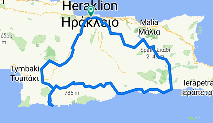 De Héraklion à Tzermiado