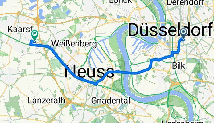 From Düsseldorf to Kaarst