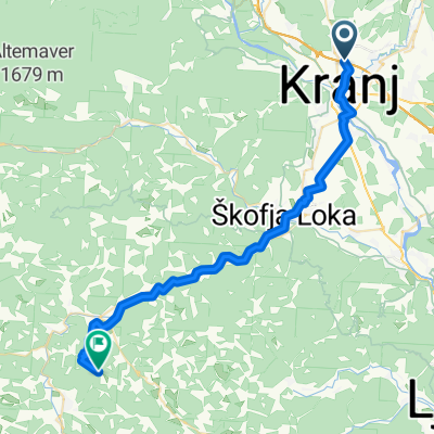 From Kranj to Gorenja vas