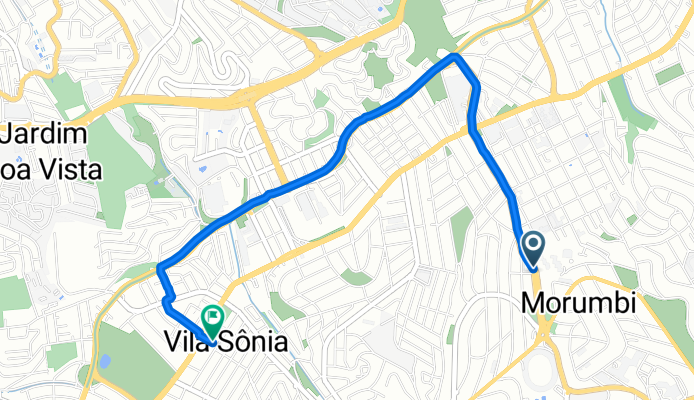 Ciclovia Avenida Jorge João Saad, São Paulo a Rua Major Luis Fonseca, São Paulo