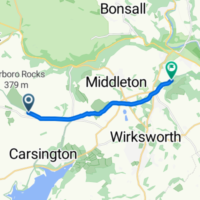 Manystones Lane to Black Rocks Cottages