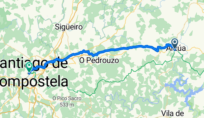 Melide - Santiago di Compostela