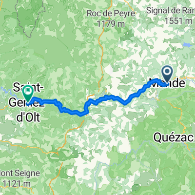 Mende - Sévérac-le-Château