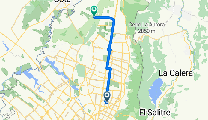 Calle 104, Bogotá to Calle 209, Bogotá