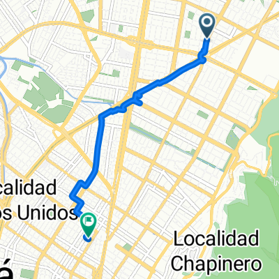 Calle 104, Bogotá to Avenida Carrera 17, Bogotá