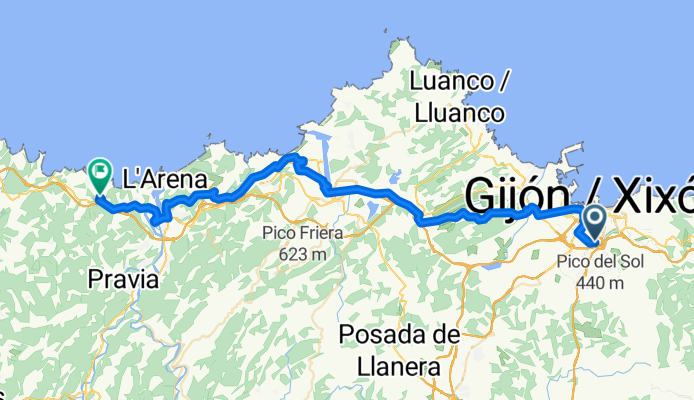 Camino del Norte 10 - De Gijón a El Pito