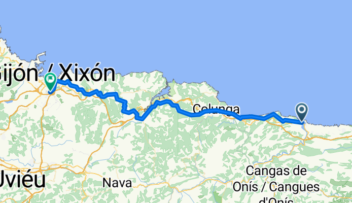 Camino del Norte 9 - de Ribadasella a Gijón