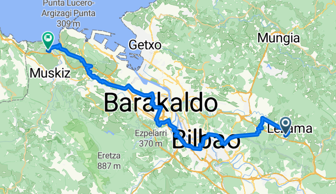 Camino del Mar 4 - De Lezama (Bilbao) a Pobena