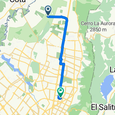 Calle 209, Bogotá to Calle 105, Bogotá