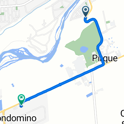 Ruta a Avenida Virginia Subercaseaux