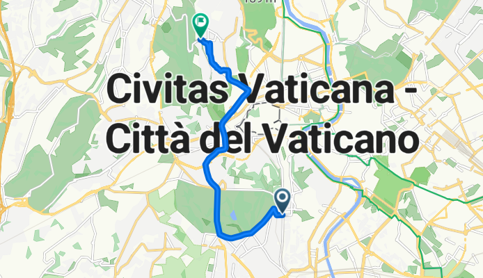 Viale dei Quattro venti, Roma a Via Pantaleone Rapino, Roma