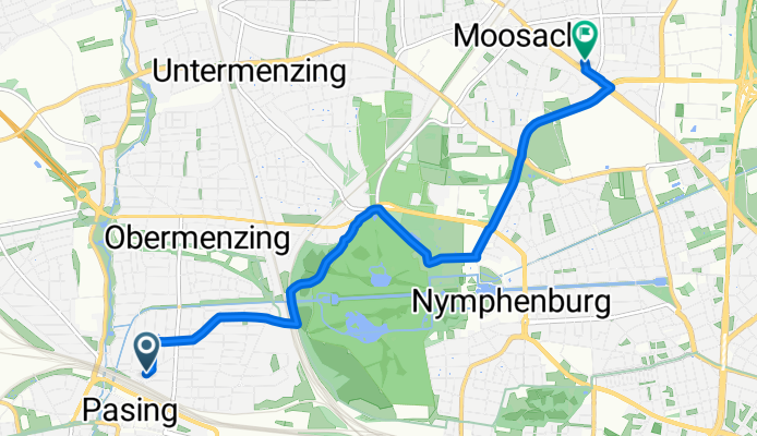 Josef-Felder-Straße, München nach Leipziger Straße, München