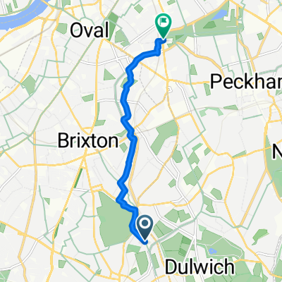 Rosendale Road, London to Addington Square, London