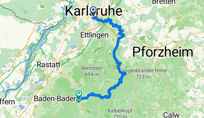 Karlsruhe - Gernsbach