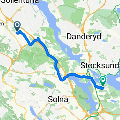 Borgarfjordsgatan, Kista to Forskarbacken, Stockholm