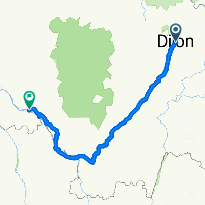 From Dijon to Decize 245 km