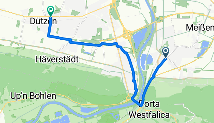 Meißener Straße, Porta Westfalica nach Lübbecker Straße, Minden