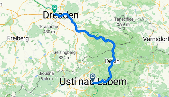 Tetschen - Dresden