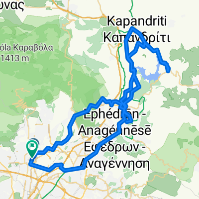 Route in Acharnes