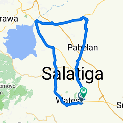 Route in Salatiga