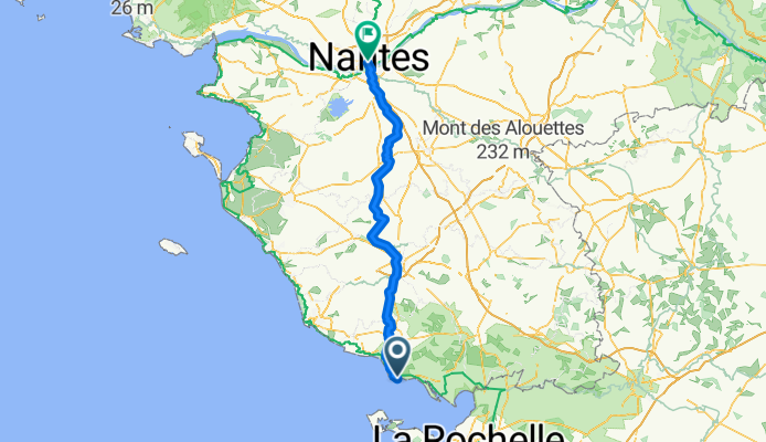 From La Tranche-sur-Mer to La Rochelle