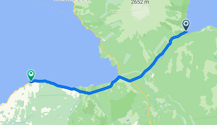 Route to Condominio Los Riscos