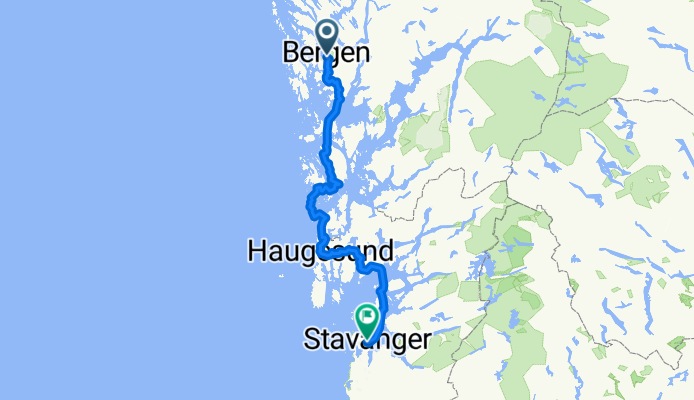 Von Bergen bis Stavanger