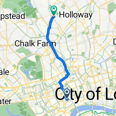 41 Earlham Street, London to 23 Southcote Road, London