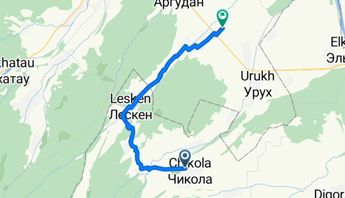 Чикола - Старый Урух