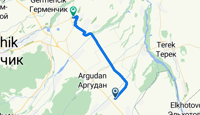 Старый Урух - Нарткала