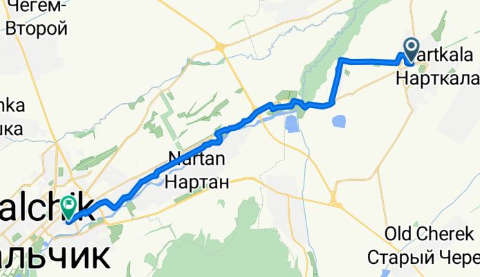 Нарткала - Vol’nyy Aul