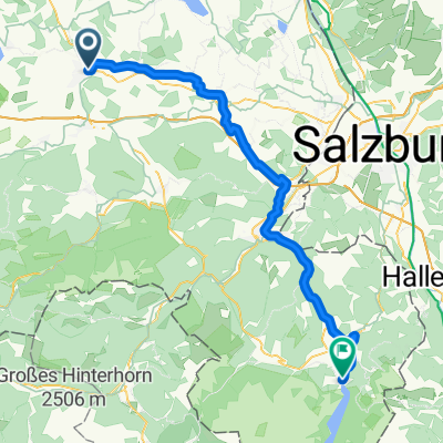 Route nach Schönau am Königssee