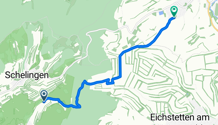 Vogtsburg im Kaiserstuhl nach Dattentalweg, Bahlingen am Kaiserstuhl