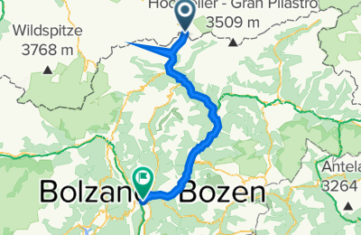 Route in der Bikemap App öffnen