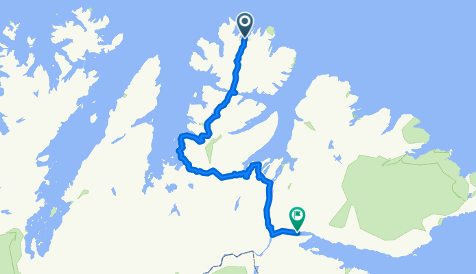 From Mehamn to Varangerbotn