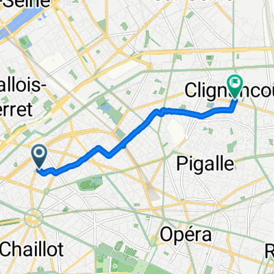 Avenue Niel, Paris à Square Maurice Kriegel-Valrimont, Paris