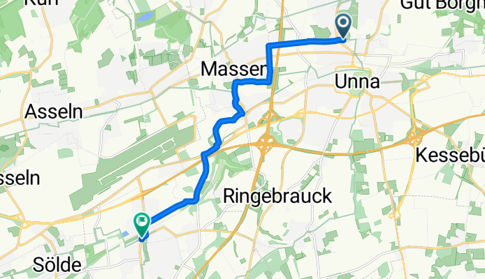 Parkstraße, Unna nach Hauptstraße, Holzwickede