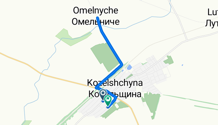 От вулиця Промислова до вулиця Короленка