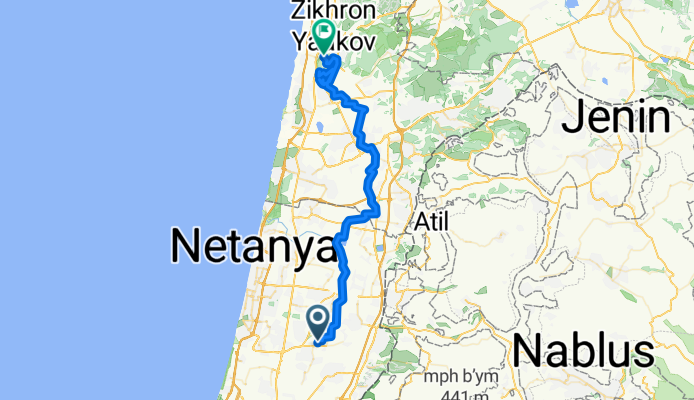 From Ein Vered to Zih'Ron Ya'Akov 1