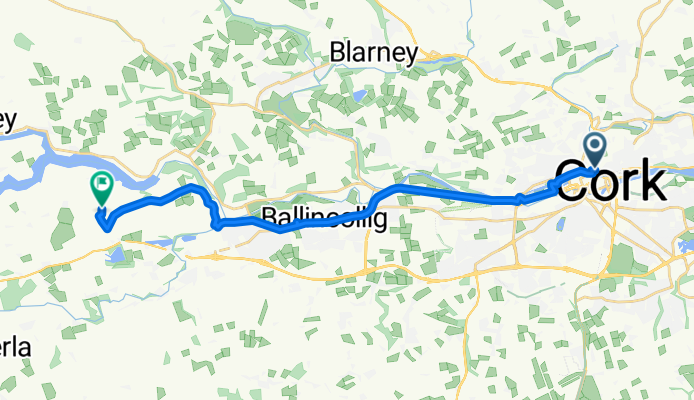 Route from Saint Patrick's Hill