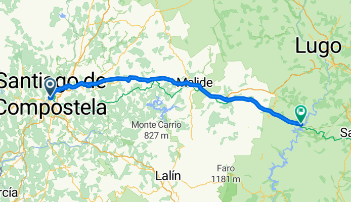 Santiago de Compostela - Portomarín