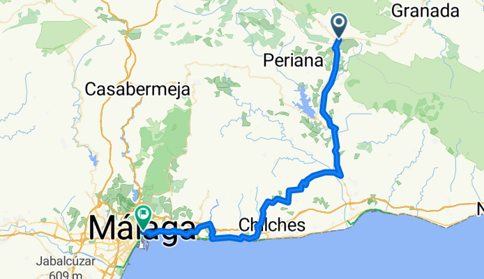From Alhama de Granada to Malaga