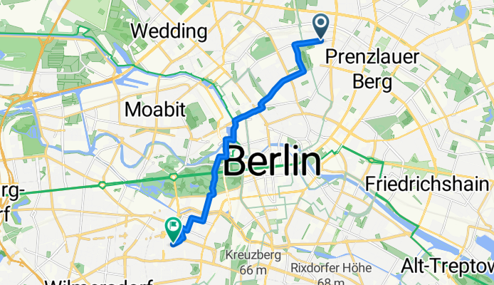 Rhinower Straße nach Motzstraße