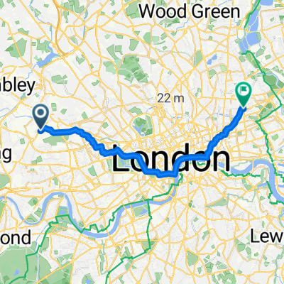 Route to Balfe's Bikes