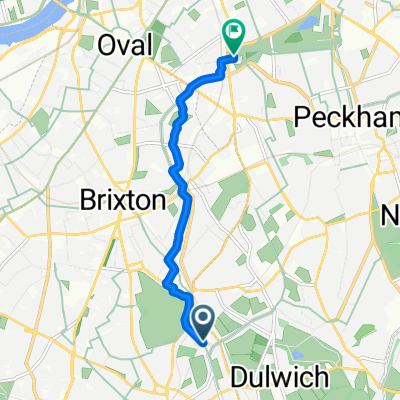 Rosendale Road, London to Addington Square, London