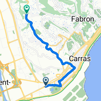 Boulevard René Cassin, Nice à Corniche Fleurie, Nice